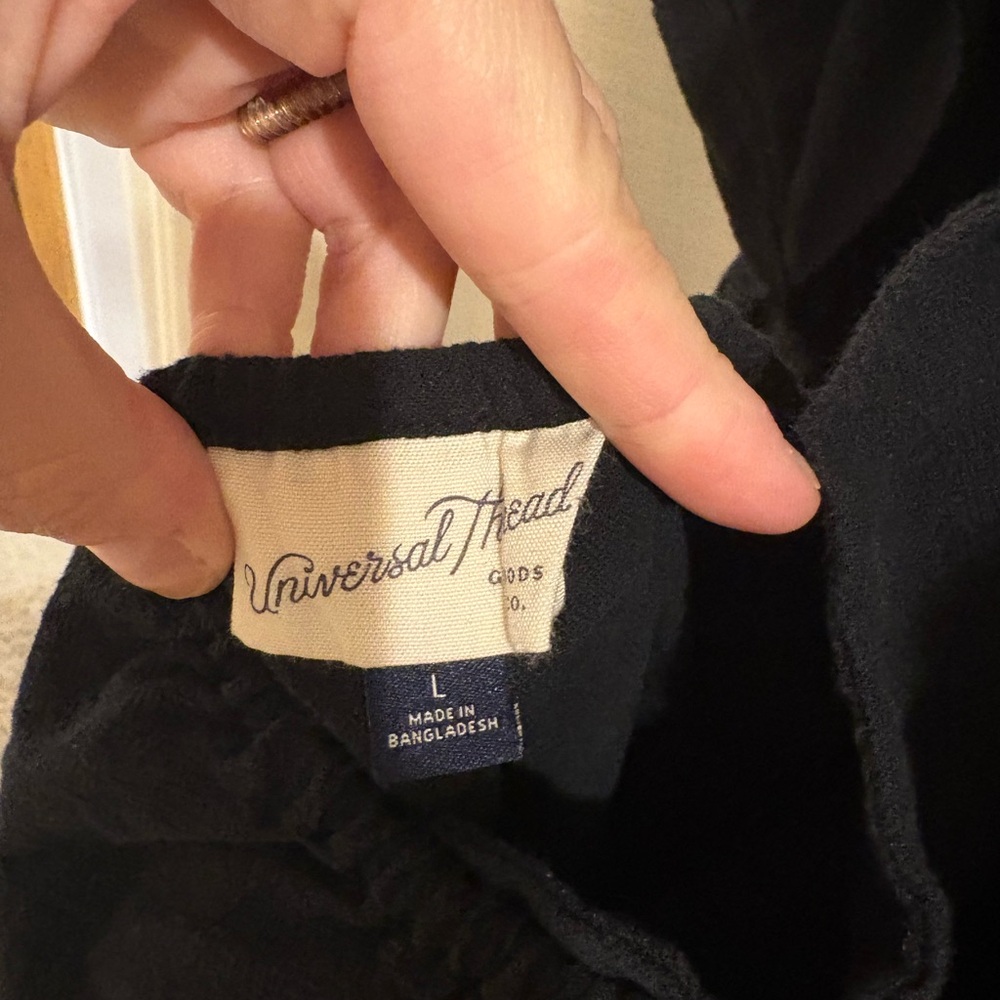 Universal Thread Black Button-Front Spaghetti-Str… - image 6